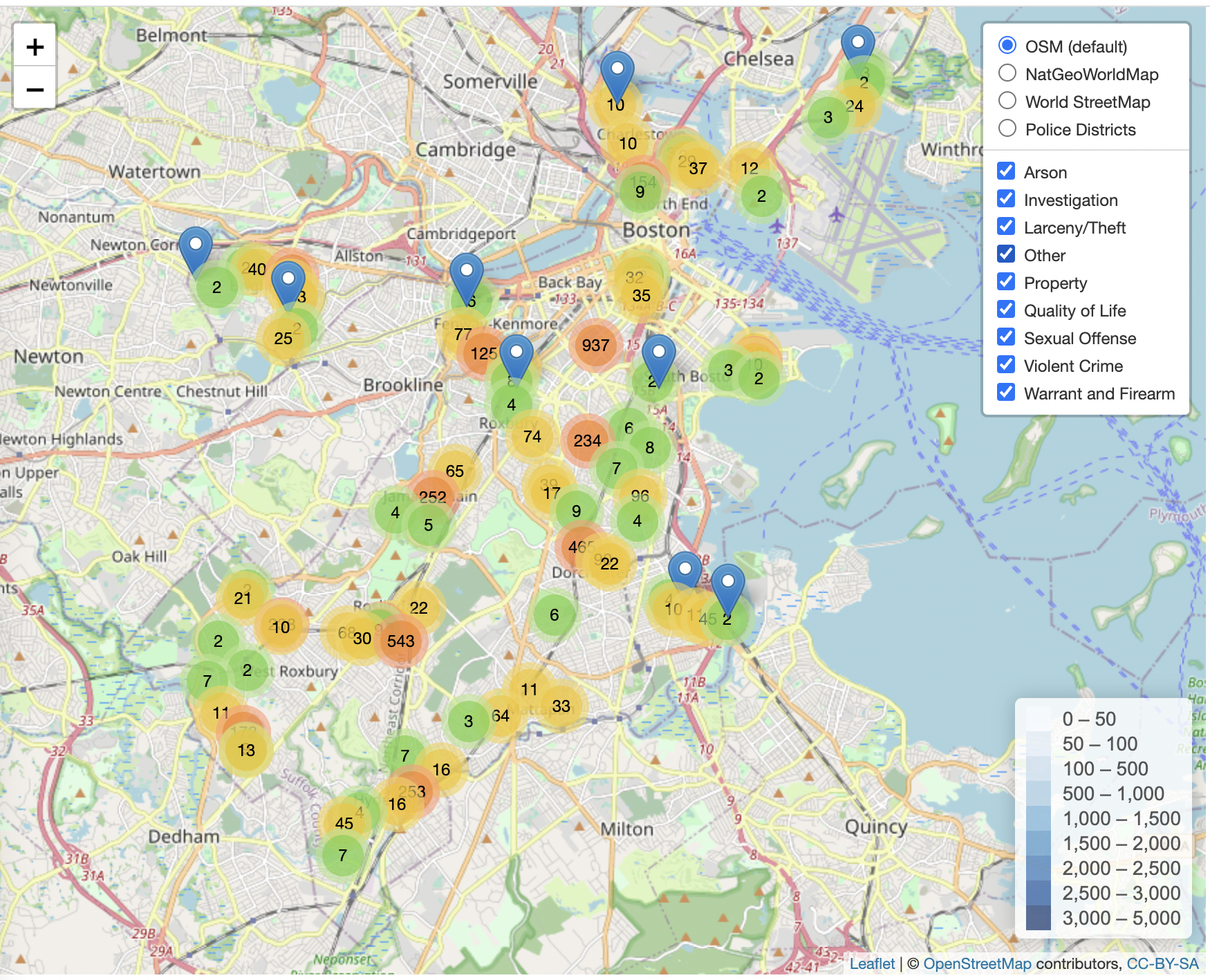 Leaflet Map3